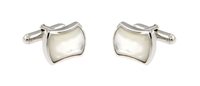 Cufflinks Man in Silver Madreperla 336 MP GEM